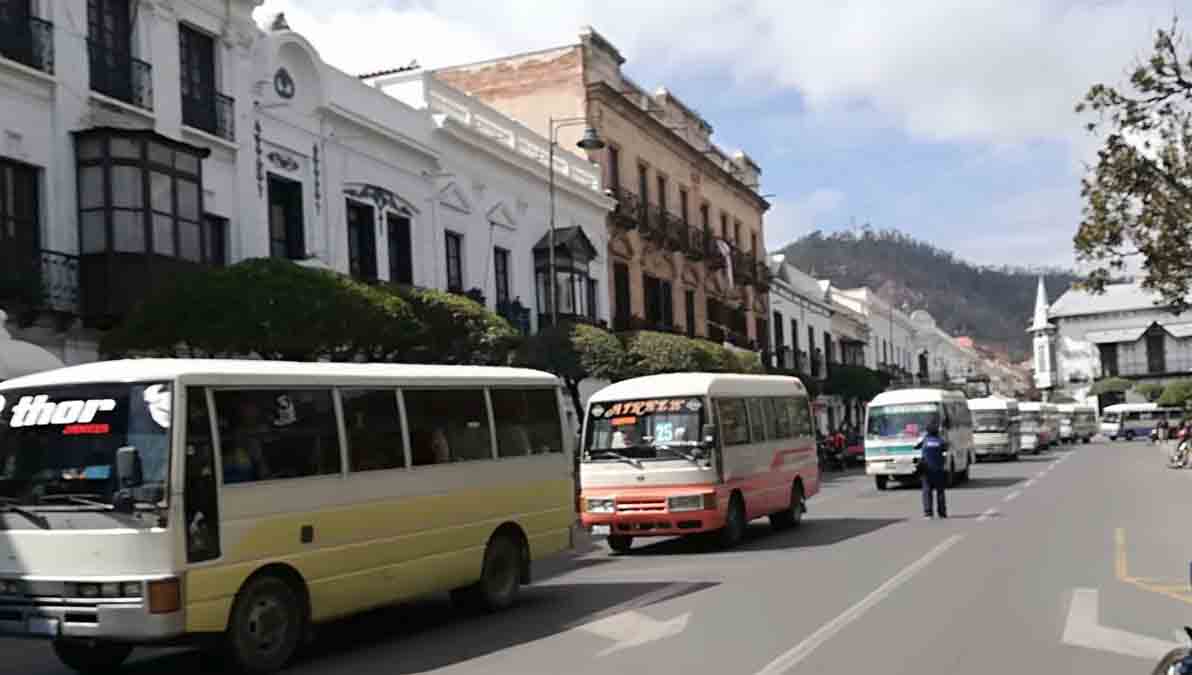 tarifas de micros en Sucre