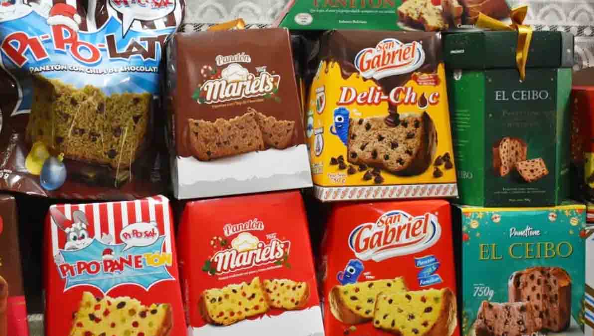 panetones elaborados en Bolivia