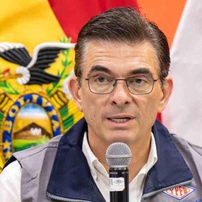 el presidente Rodrigo Paz en YPFB