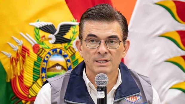 el presidente Rodrigo Paz en YPFB