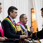 el presidente Rodrigo Paz en la graduación del Comando del Estado Mayor en Cochabamba
