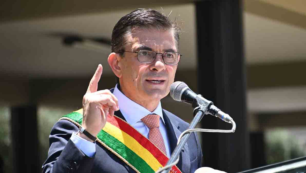 el presidente Rodrigo Paz