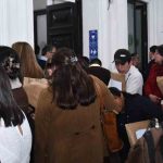 los aspirantes al TSE hacen fila para dejar sus documentos