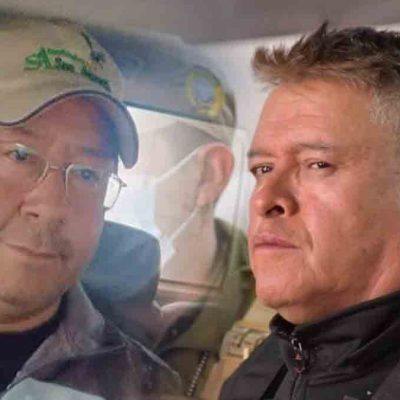 Luis Arce y Juan José Zúñiga