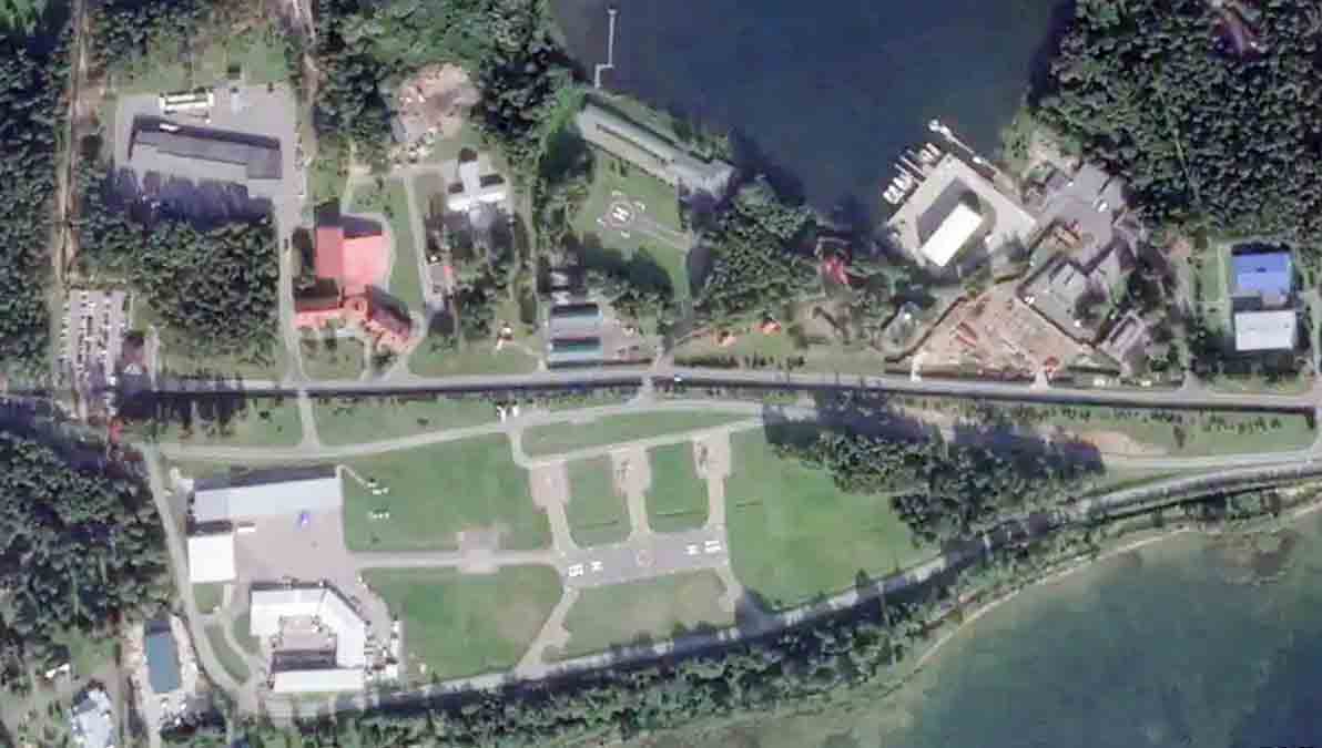 la residencia de Putin en Moscú