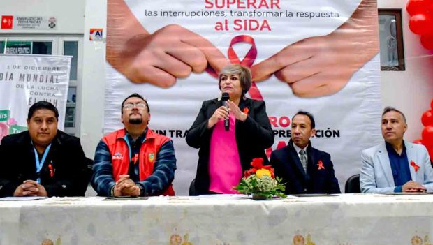 casos en SIDA en Bolivia