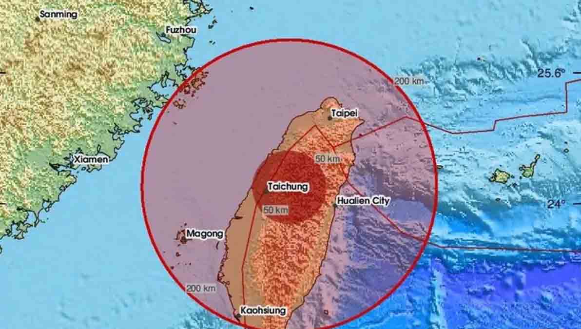 sismo en Taiwán