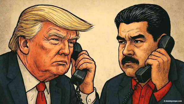 Donald Trump y Nicolas Maduro