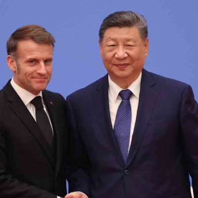 Macron y Xi
