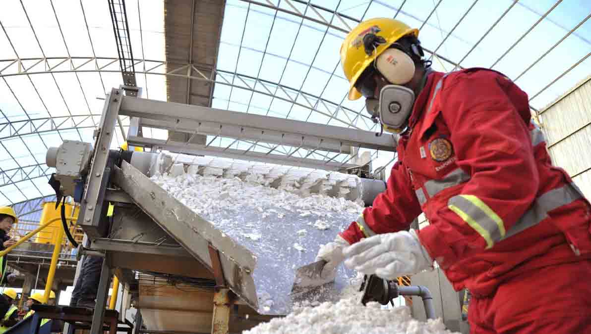 planta de carbonato de litio en Uyuni