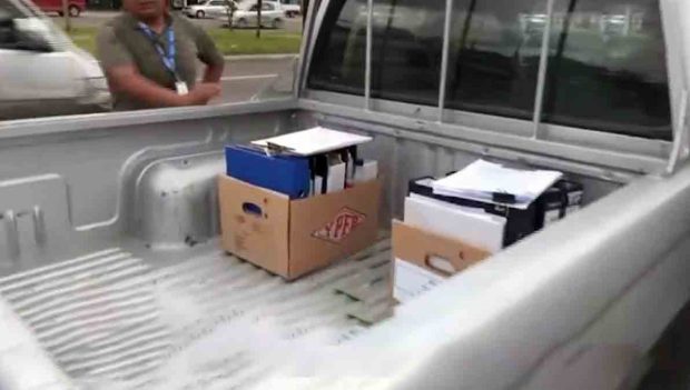 documentos de Y^FB secuestrados