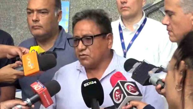 Juan Yujra, dirigente dle transporte pesado de Santa Cruz