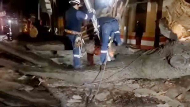 árboles caídos en Cochabamba por viento