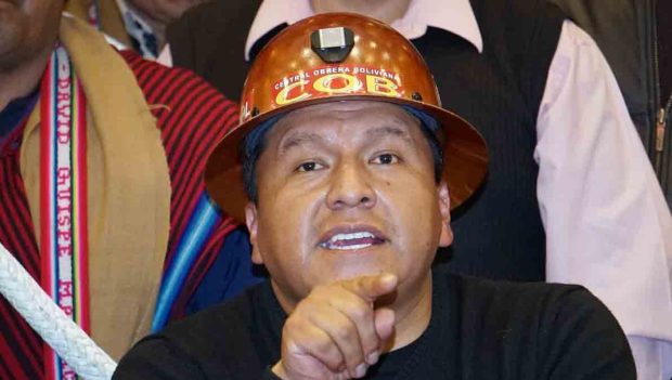 Mario Argollo, secretario ejecutivo de la COB