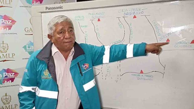 el acalde Iván Arias en conferencia de prensa