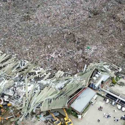 avalancha de basura en Filipinas