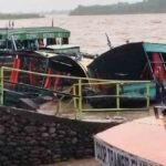 el río Bermejo aumenta su caudal por las lluvias