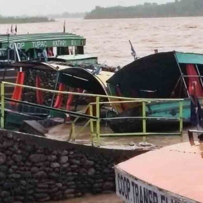 el río Bermejo aumenta su caudal por las lluvias