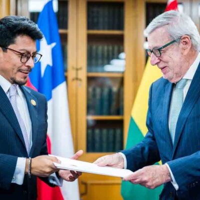 los cancilleres de Bolivia y Chile