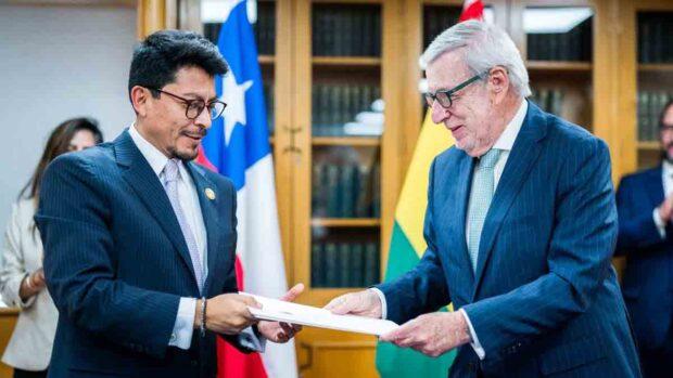 los cancilleres de Bolivia y Chile