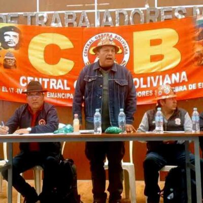 ampliado de la COB en La Paz