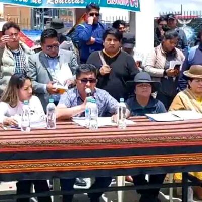 concejales alteño sesionan al aire libre