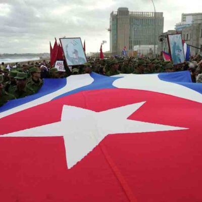 marcha de cubanos en EEUU
