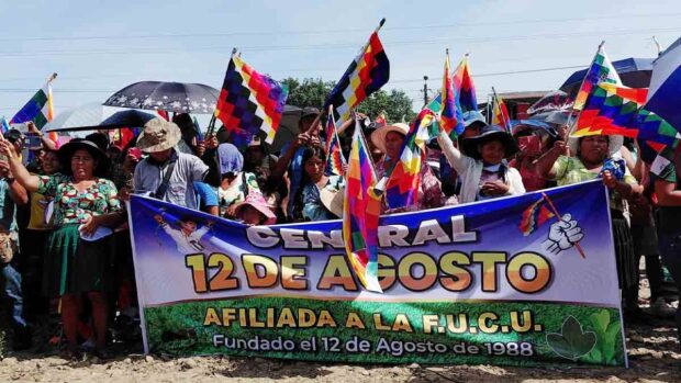 cocaleros se reúnen en Lauca Ñ
