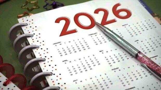 calendario 2026