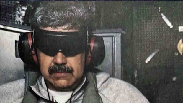 primera foto de Nicolás Madura tras ser capturado por fuerzas de EEUU