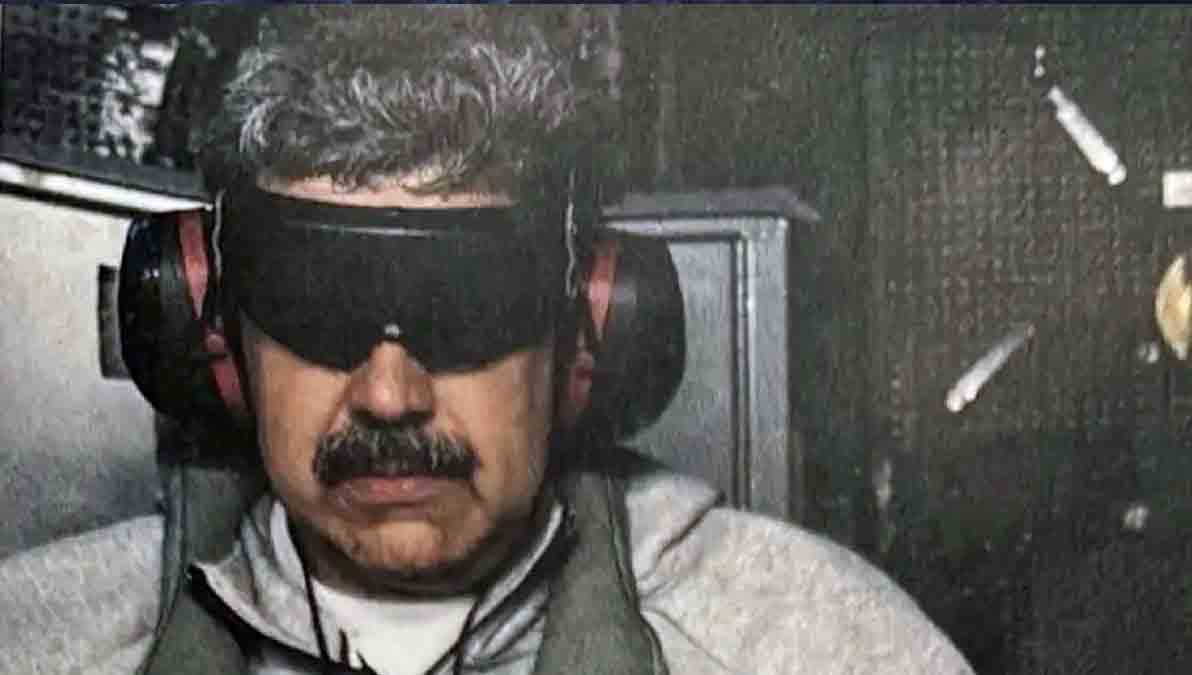 primera foto de Nicolás Madura tras ser capturado por fuerzas de EEUU