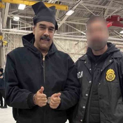 Nicolás Madura tras su llegada a Nueva York