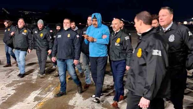 Nicolas Maduro custodiado por agentes de la DEA y la CIA