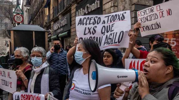 manifestantes en EEUU