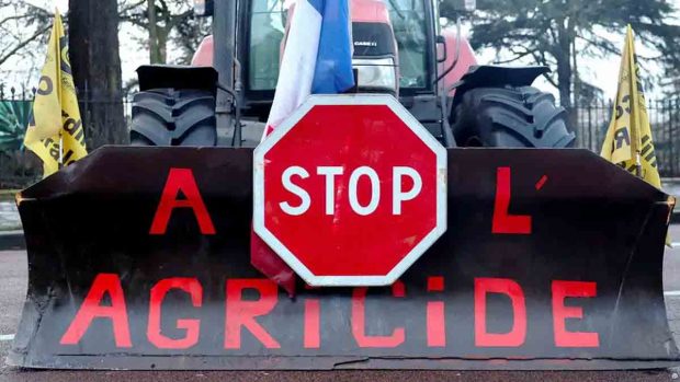 protestas de agricultores europeos contra el acuerdo UE-Mercosur