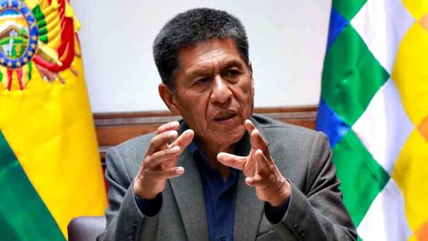 El ministro de Trabajo, Edgar Morales