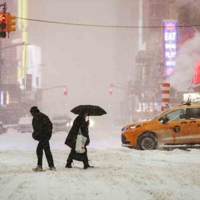tormenta de nieve en EEUU