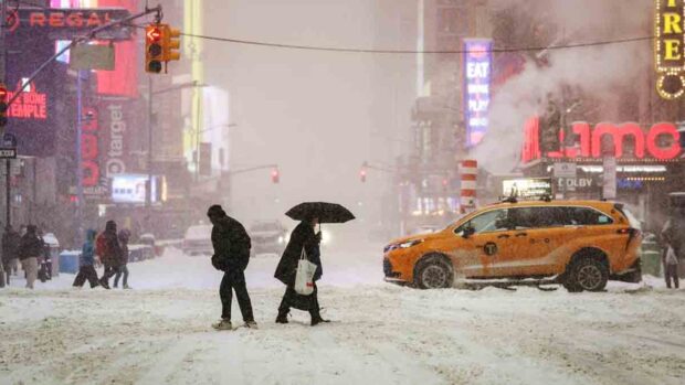 tormenta de nieve en EEUU