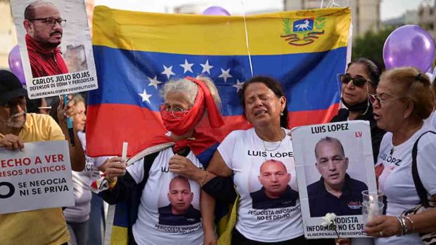 familiares de presos políticos en Venezuela