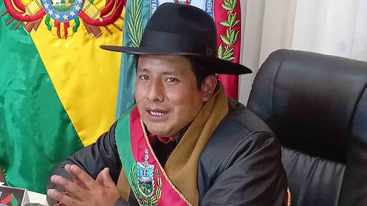 Santos Quispe, gobernador de La Paz