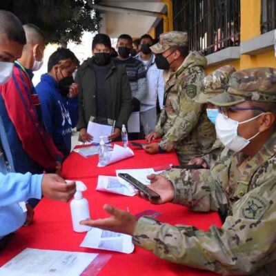 reclutamiento para el Servicio Militar
