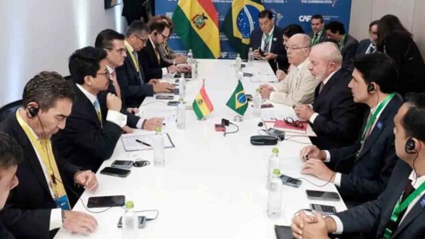 reunión de los presidentes de Bolivia y Brasil en Panamá