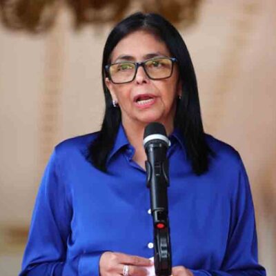 La presidenta encargada de Venezuela, Delcy Rodríguez