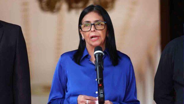 La presidenta encargada de Venezuela, Delcy Rodríguez