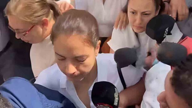 exdiputada Laura Rojas ingresa a la Fiscalía