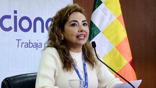 Karina Serrudo, expresidenta de la Aduana
