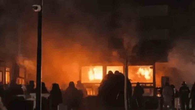 incendio en bar en Suiza