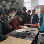 choferes y autoridades de la Alcaldía firman el acuerdo