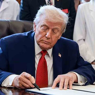 el presidente Donald Trump