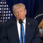 Donald Trump en conferencia de prensa